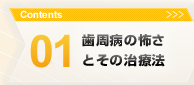 01.歯周病の怖さとその治療法